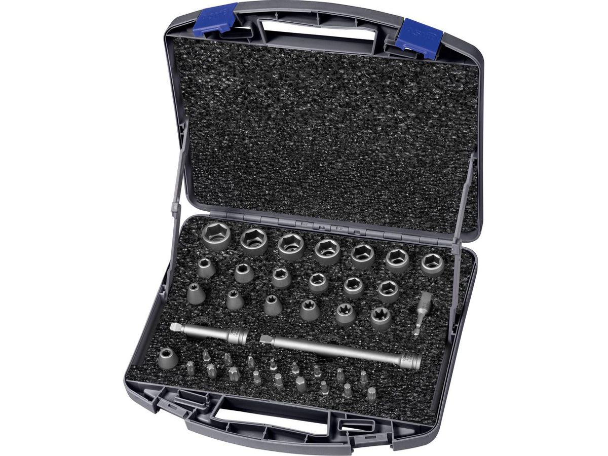 ASW Kraft-Steckschlüssel-Satz 3/8" 40-teilig
