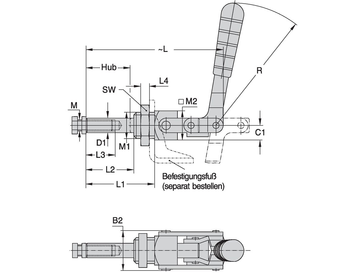DESTACO Schubstangen-Spanner DST