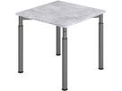 Schreibtisch 4-Fuß 800x800 mm Beton