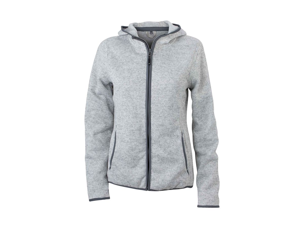JN Ladies Knitted Fleece Hoody JN588