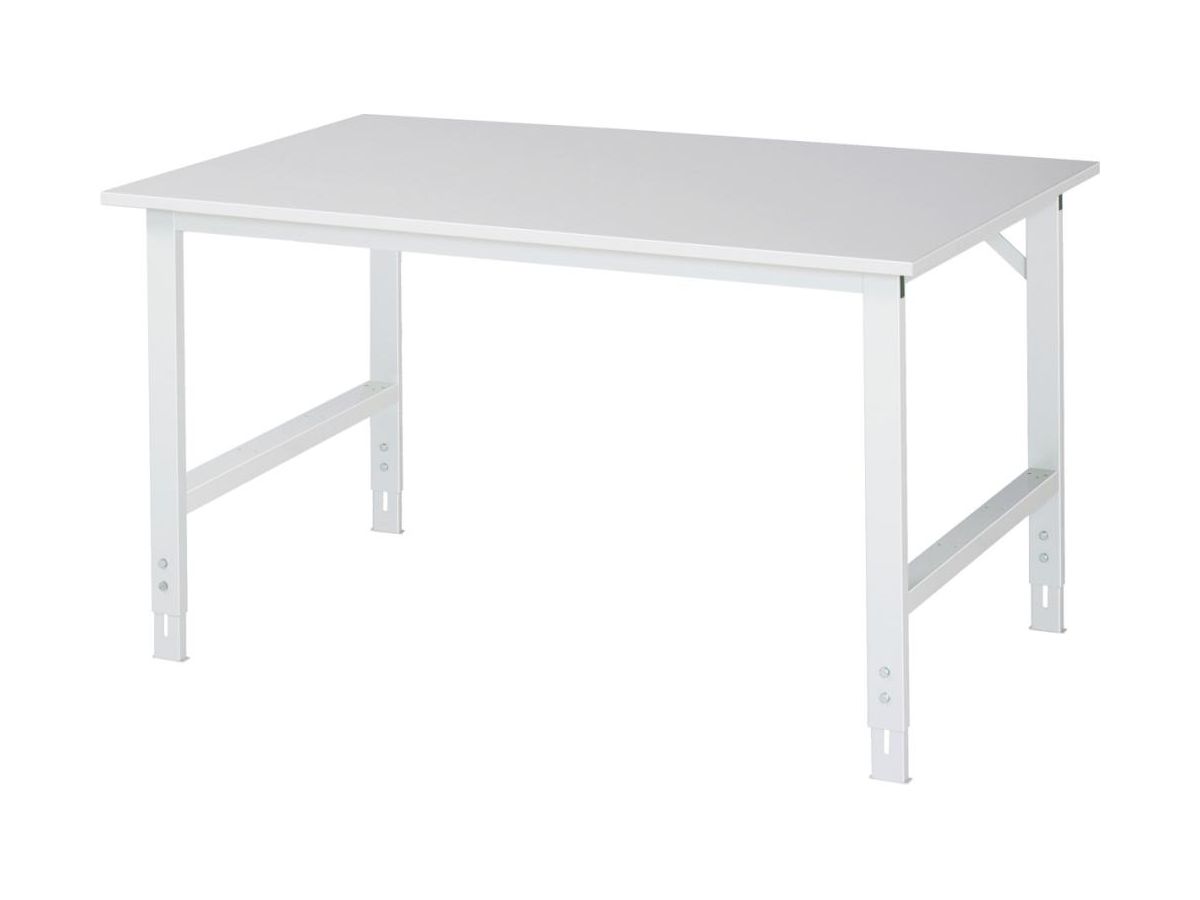 Grundtisch 6030, RAL 7035 Melamin 1500x1000 mm