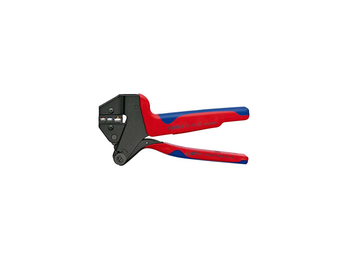 KNIPEX 97 43 06 Crimp-Systemzange f. ausw. Crimpeinsätze Mehrk. brün. 200 mm