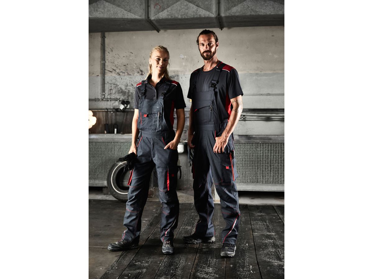 JN Funktionelle Latzhose JN848 royal/white, Größe 54