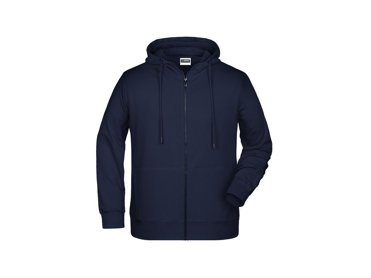 JN Men's Zip Hoody 8026 navy, Größe XXL