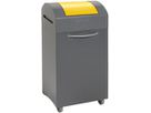 Wertstoffbeh. 60 l grau/gelb, 830x380x320mm