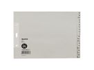 Leitz Register 12100085 A-Z DIN A4 Tauenpapier grau