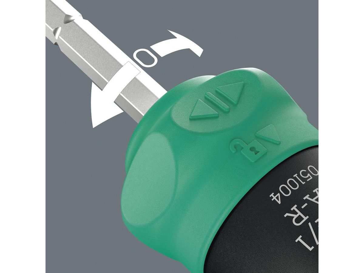 WERA Bit-Magazinschrauber KK 20 RA-R in Tasche Toolfinder 6-teilig