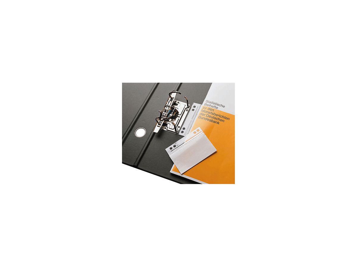 Veloflex Heftstreifen Doppelheftfix 2006500 6x10cm PP gk 50 St./Pack.