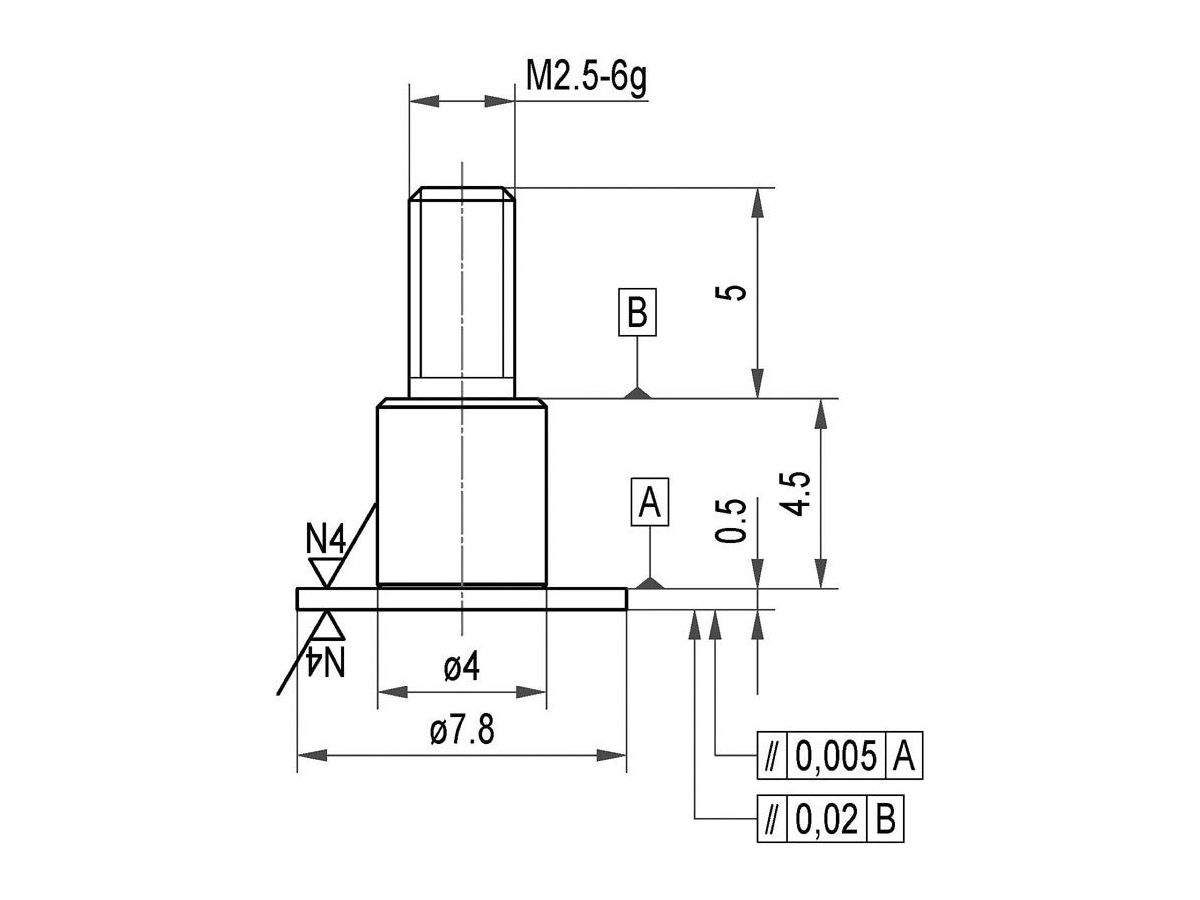 Messeinsatz Stahl Käfer