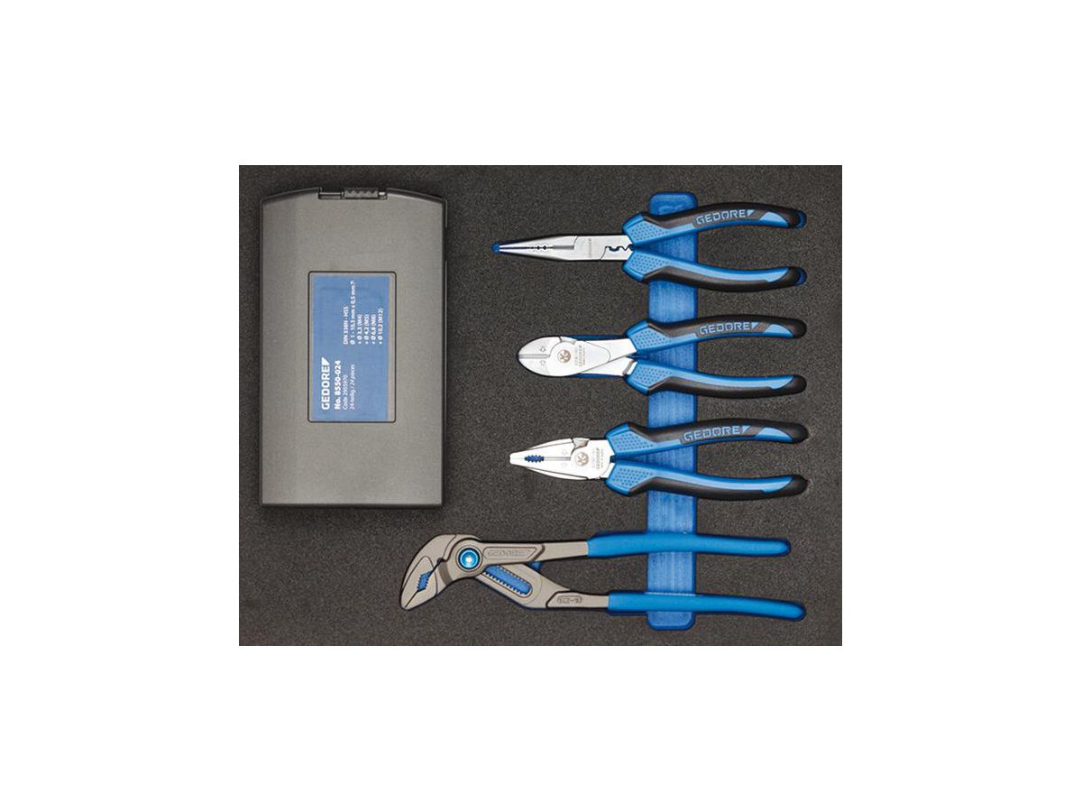 GEDORE Werkzeugsortiment in CT-Modulen 147-teilig, TS-147, 2955997