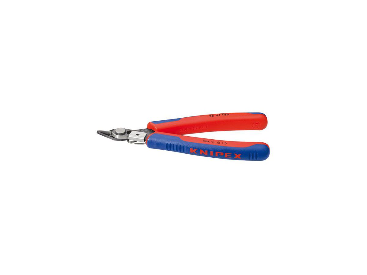 KNIPEX 78 41 125 Electronic Super Knips mit Mehrko.-Hülle brüniert 125 mm