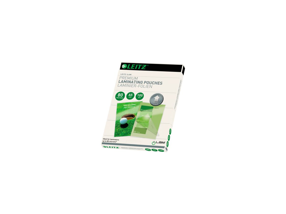 Leitz Laminierfolie UDT 74920000 DIN A5 80mic 100 St./Pack.