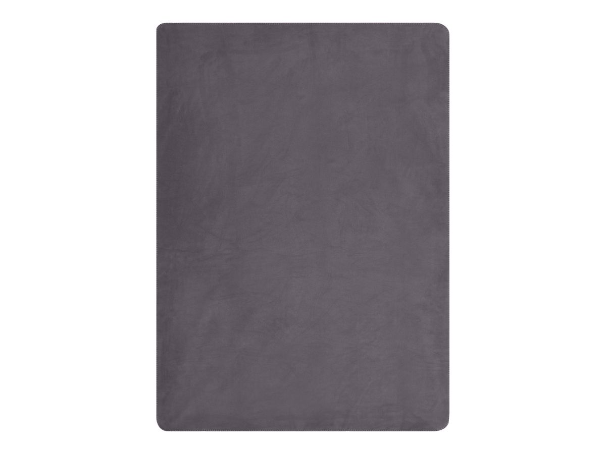 JN Fleece Blanket JN900 100%PES, dark-grey, Größe one size