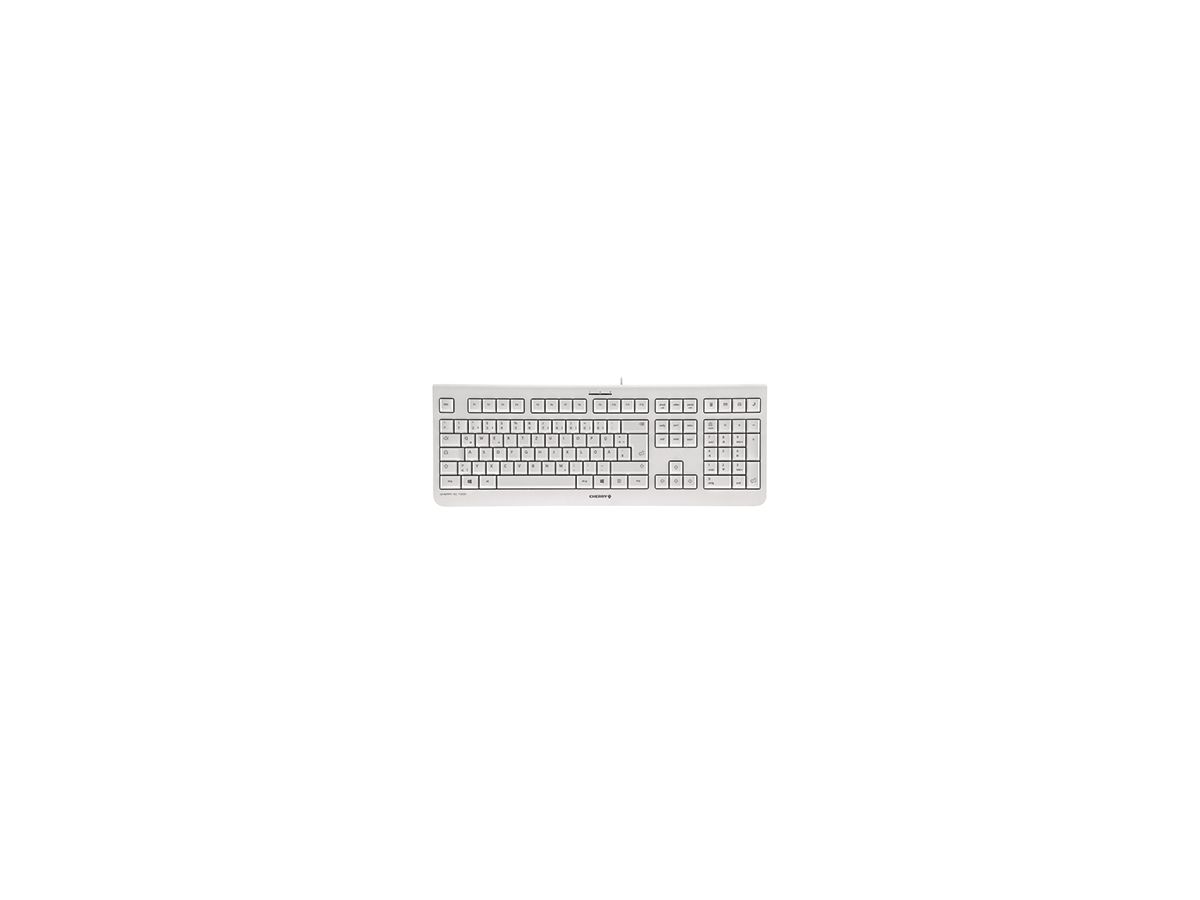 Cherry Tastatur KC1000 JK-0800DE-0 USB Flüsteranschlag hellgrau