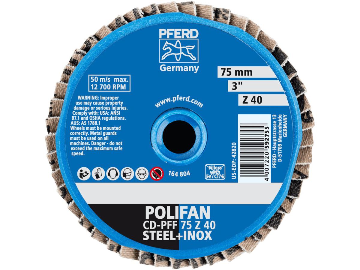 COMBIDISC mini Polifan K40 75mm PFERD