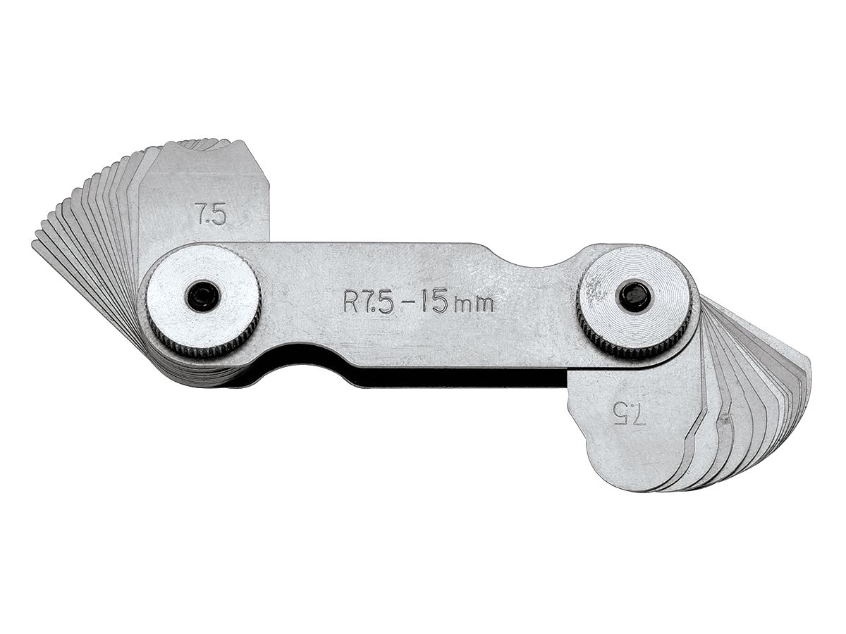 Radius gauge 15 blade 15.5-25 mm FORMAT