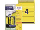 Avery Zweckform Ordneretikett L4769-20 61x192mm ge 80 St./Pack.