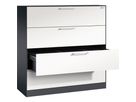 C+P Hängeregistraturschrank Asisto 146021413S10091 A4 3bahnig sgr/rws