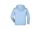 JN Hooded Sweat Junior JN047K 80%BW/20%PES, light-blue, Größe XS