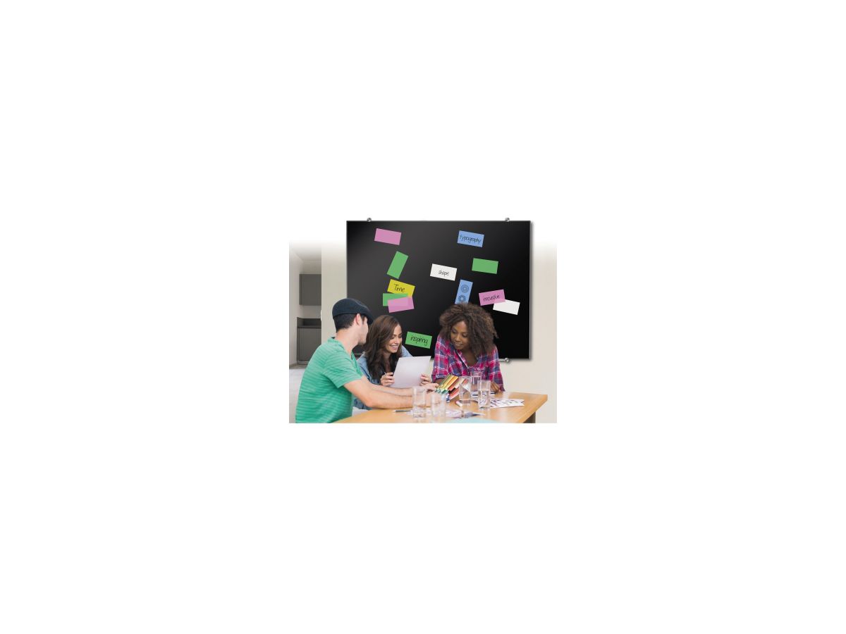 Legamaster Flipchartnotizen Magic Chart 7-159494 sort. 250 St./Pack.
