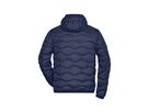 JN Men's Padded Jacket JN1156 navy/silver, Größe M