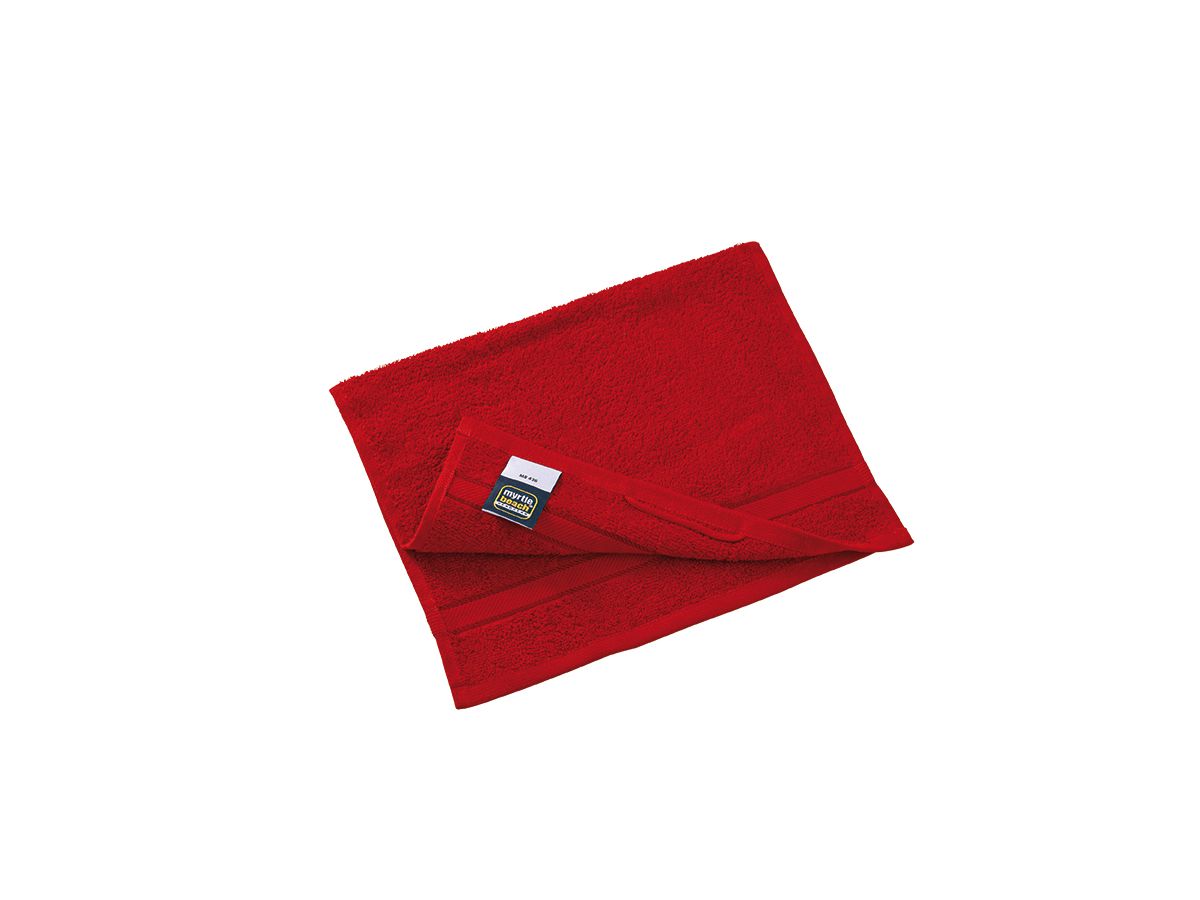 mb Guest Towel MB436 100%BW, orient-red, Größe 30 x 50 cm