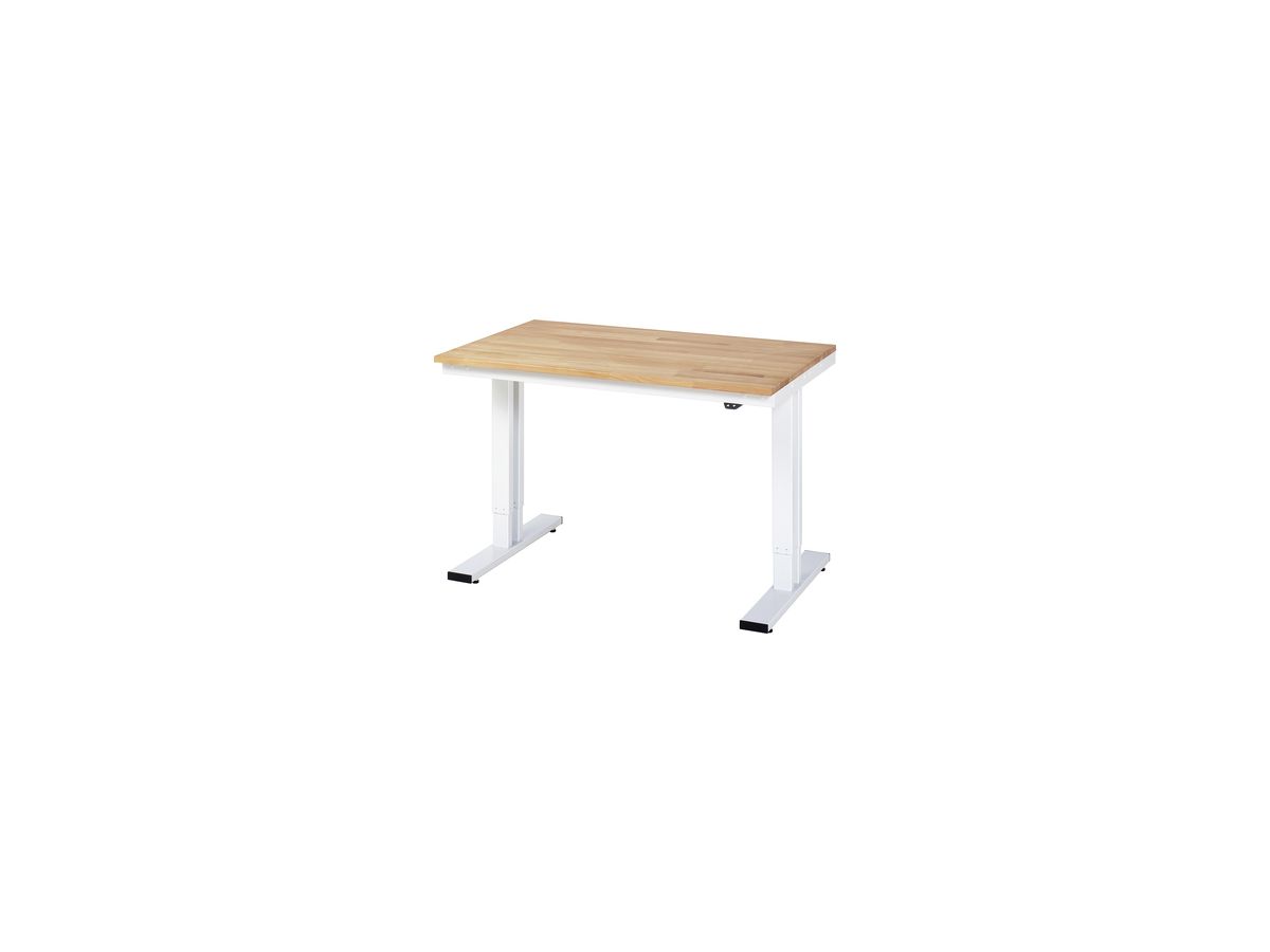 RAU Werktisch adlatus Buche 1250X800X720-1120mm