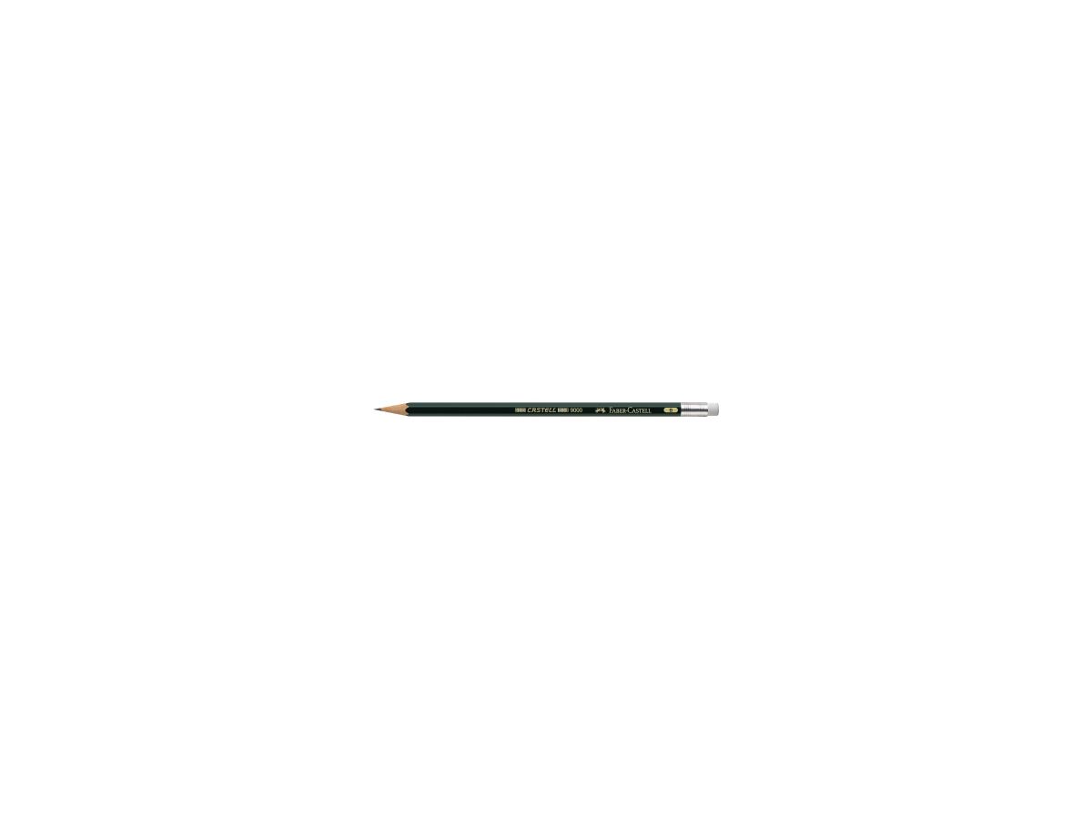 Faber-Castell Bleistift CASTELL 9000 119201 B dunkelgrün