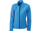 JN Ladies Softshell Jacket JN1021 90%PES/10%EL, azur, Größe M