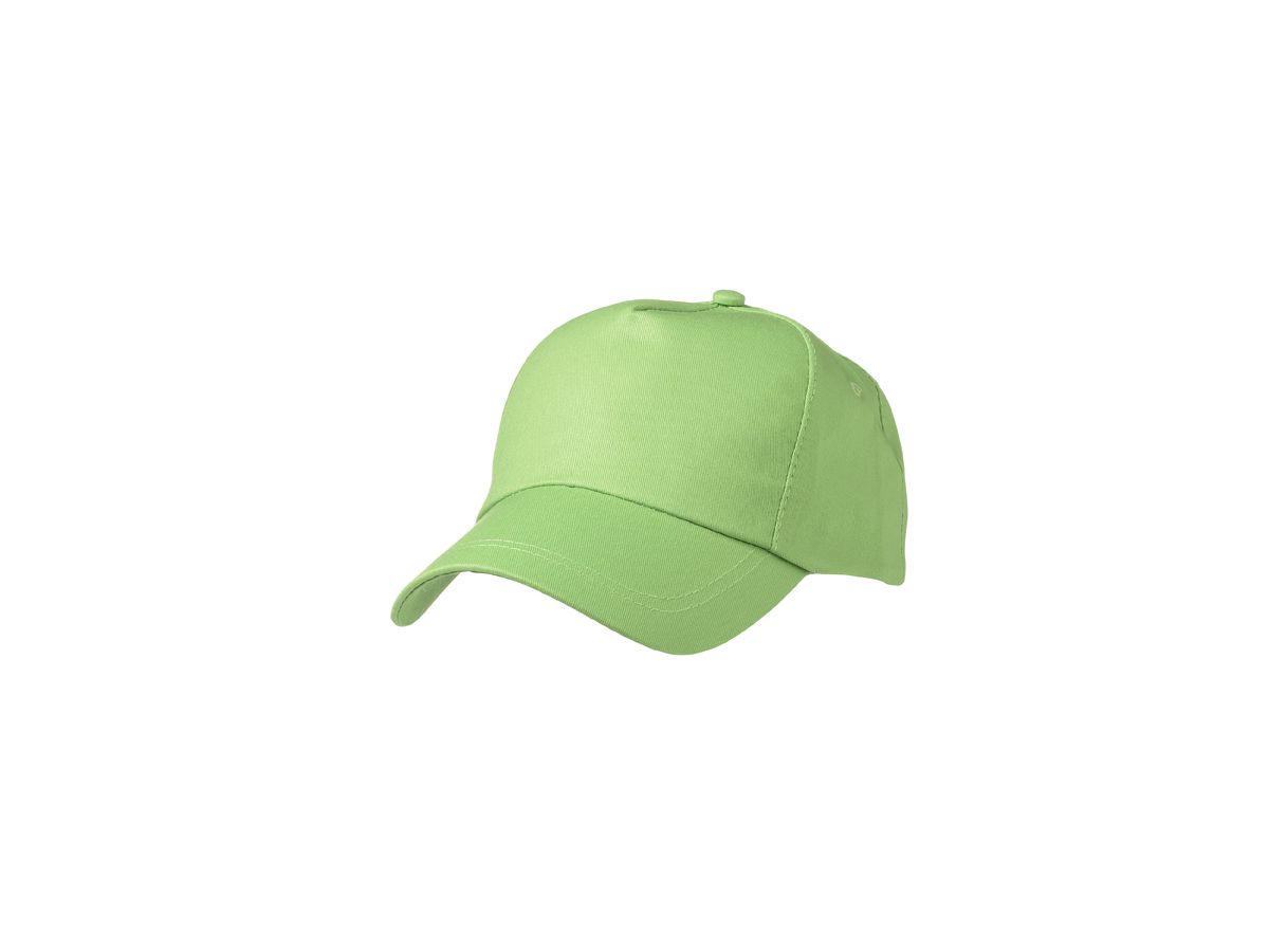 mb 5 Panel Cap Lightly Laminated MB001 100%BW, lime-green, Größe one size