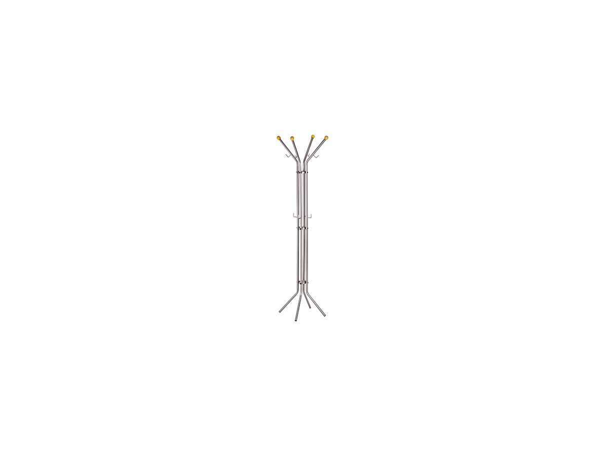 ALCO Garderobenständer 2800 52x180x52cm silber