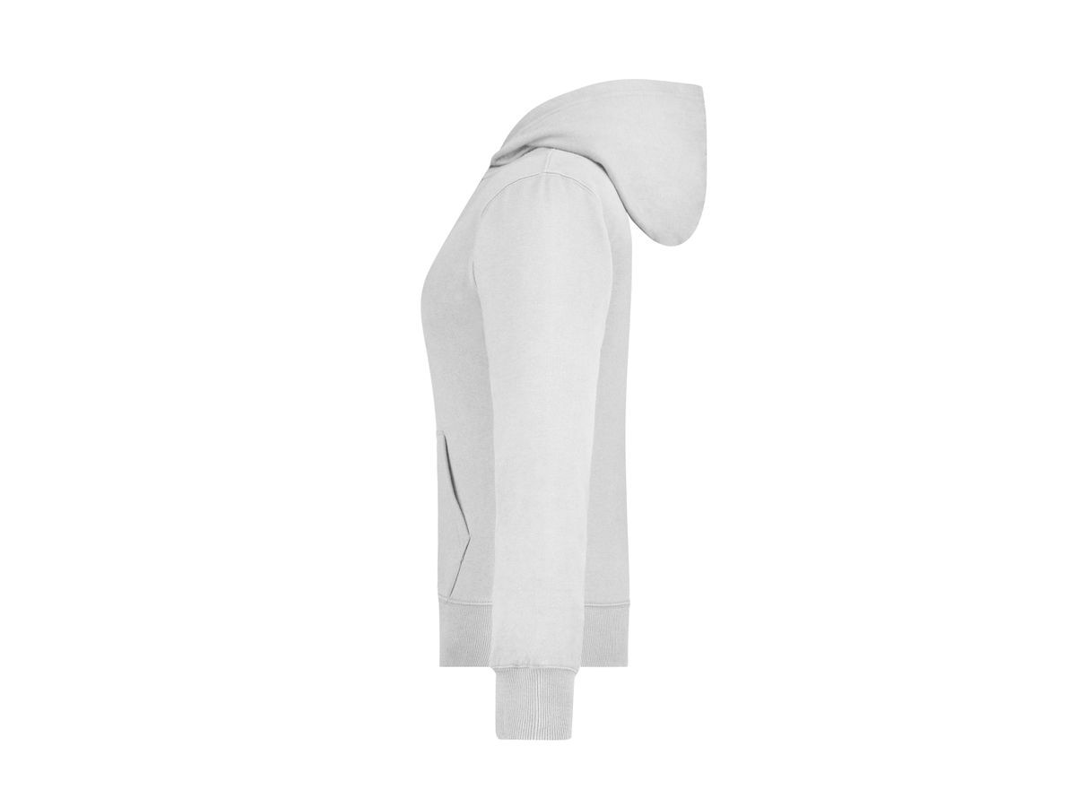 JN Ladies Hooded Jacket JN053 80%BW/20%PES, white, Größe L