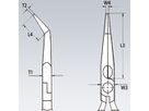 Bent-nose plier 200mm no.2621 EAN Knipex
