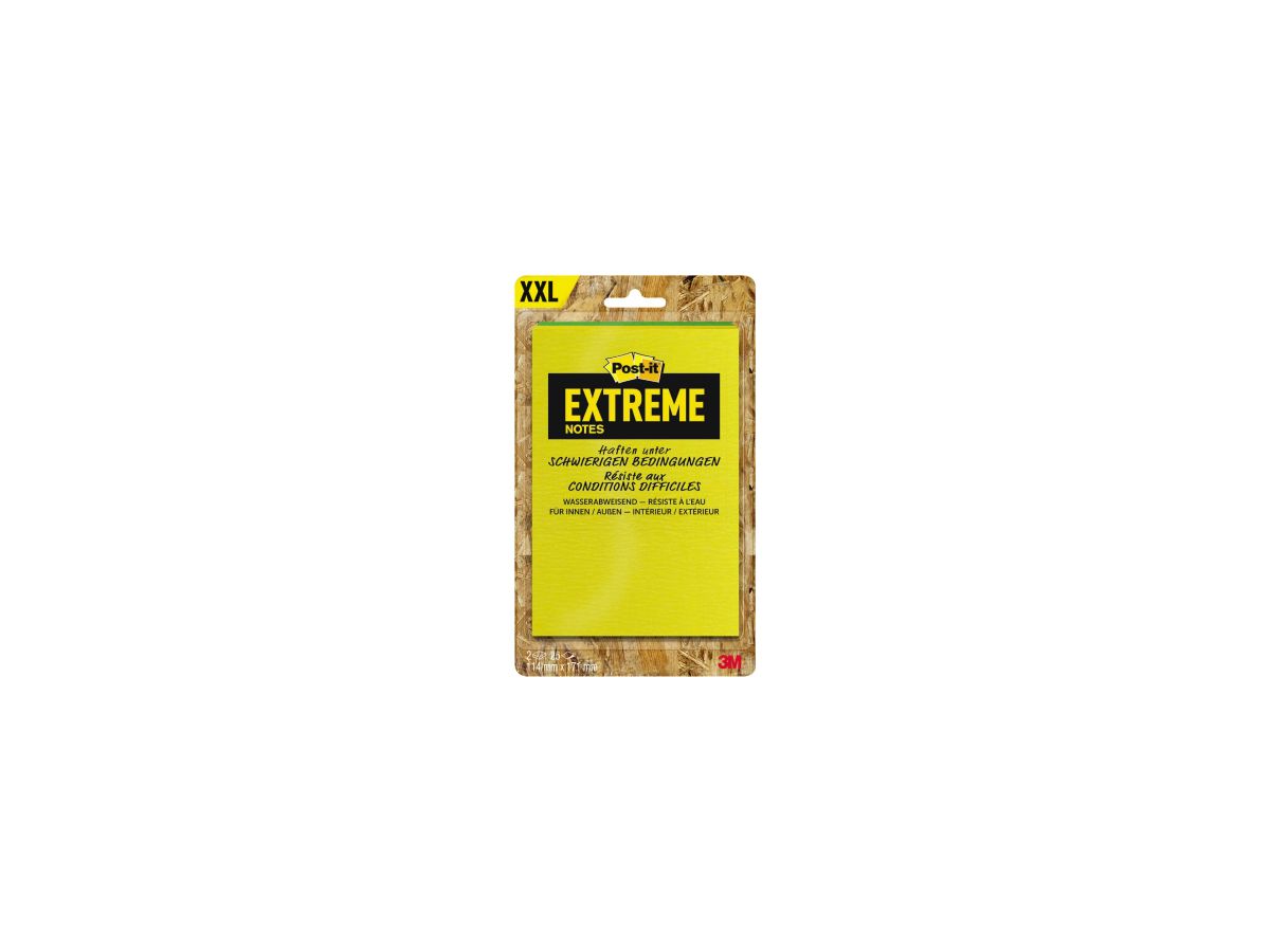 Post-it ExtremeNotes EXT57M-2-FRGE 114x171mm 25Bl sort 2 St./Pack.