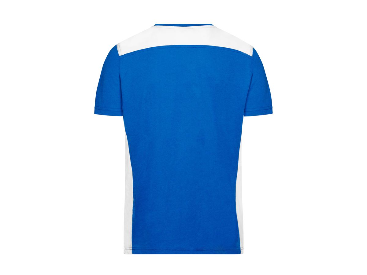JN Herren Workwear  T-Shirt JN860 royal/white, Größe XXL