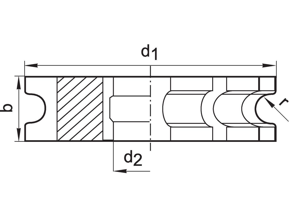 FORMAT Halbrundfräser DIN855 HSS