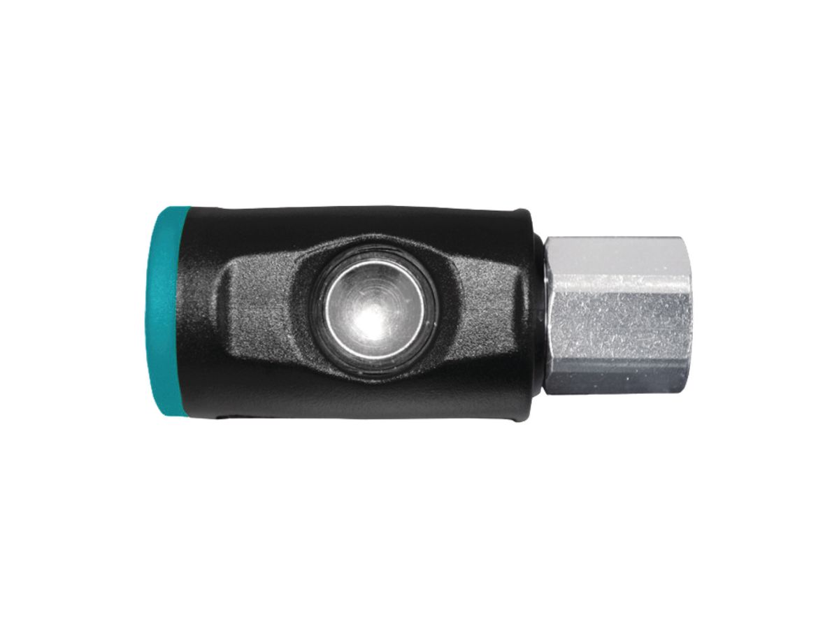 Sicherheitskupplung 1/2 IG Einhand-Knopfbedienung