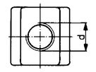 T-sleufblok DIN508 M12x14mm FORMAT M 12 x 14 FORMAT