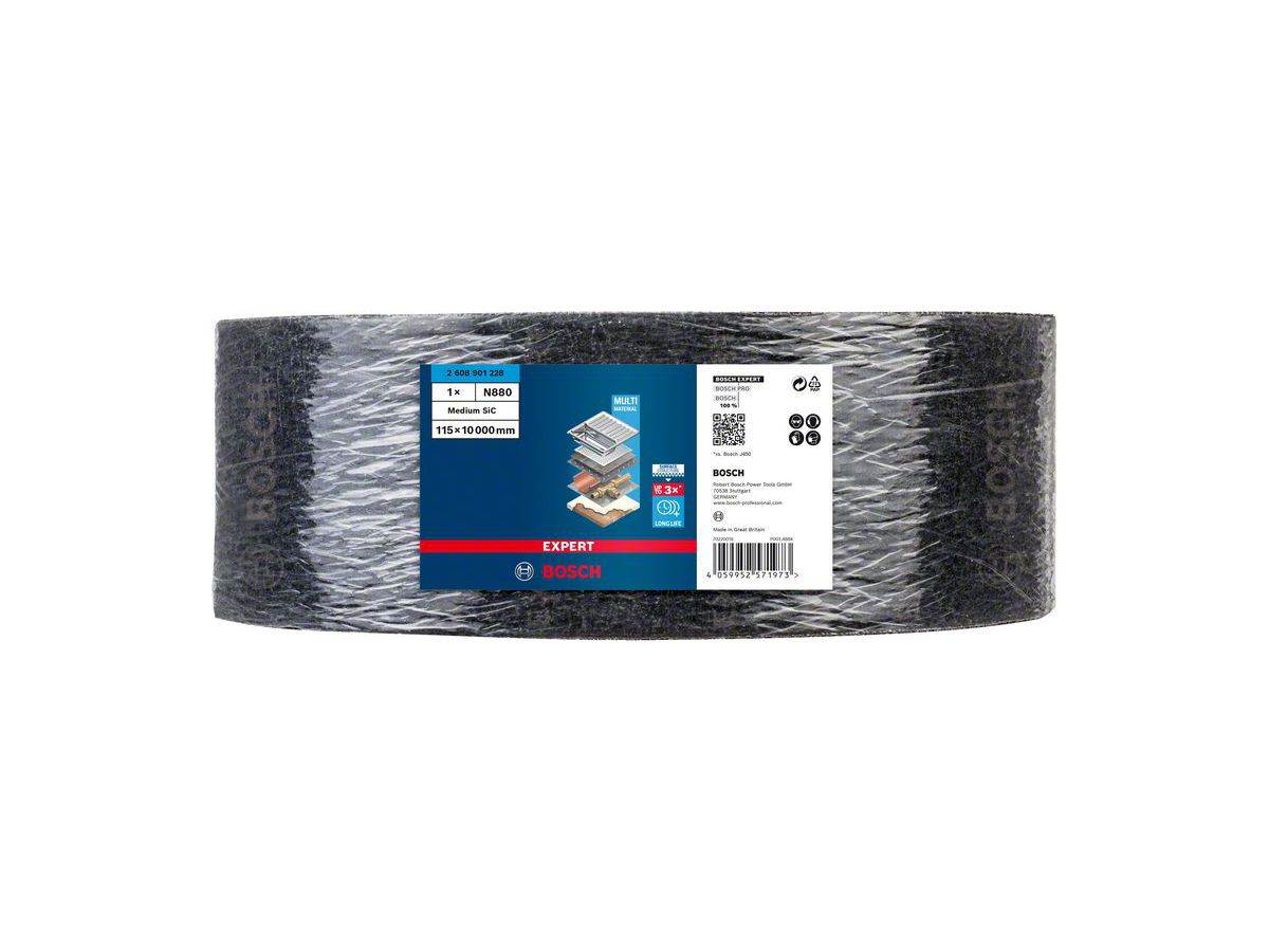 BOSCH Vliesrolle N880 EXPERT 115x10 mm, MedSiC