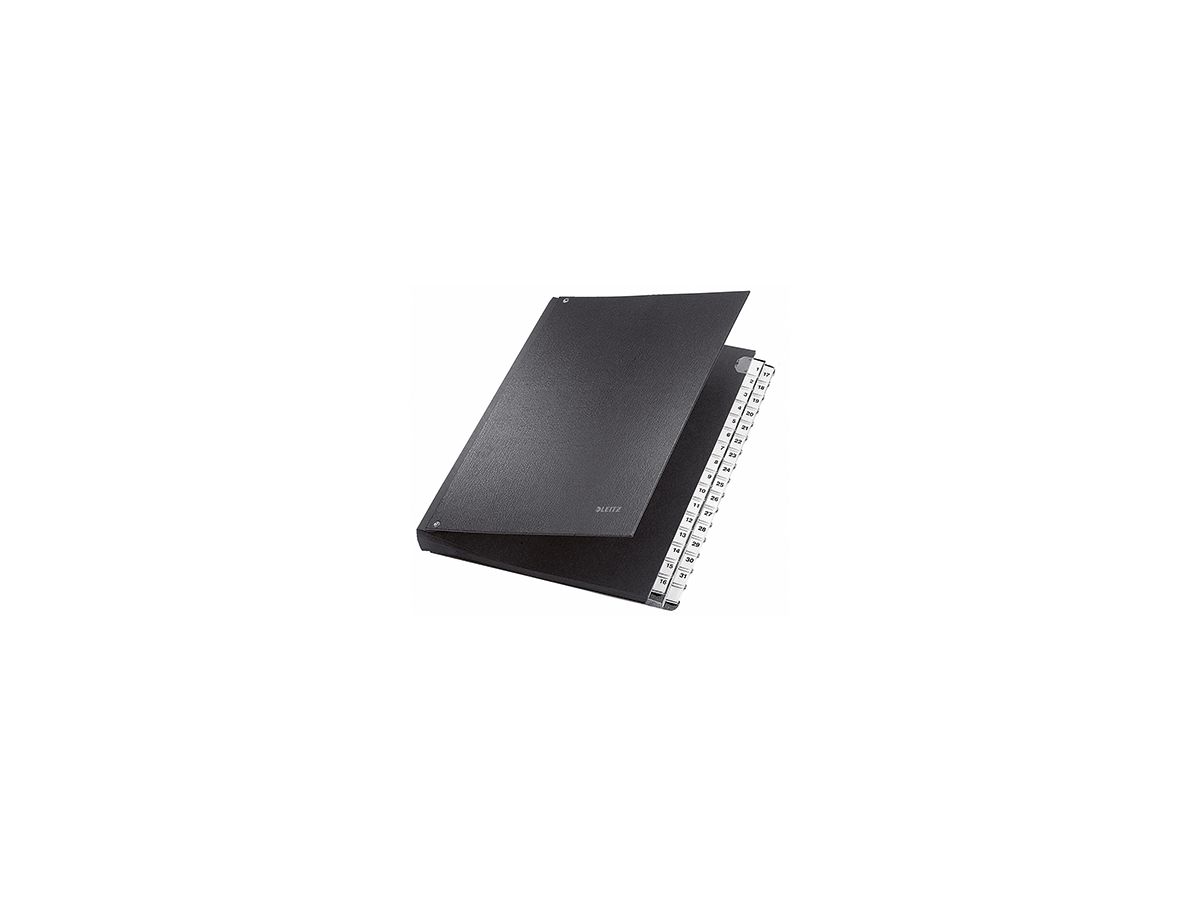 Leitz Pultordner 59310095 DIN A4 1-31 32Fächer Graupappe schwarz