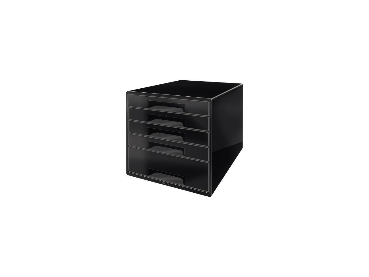 Leitz Schubladenbox CUBE 52531095 5Schubfächer schwarz