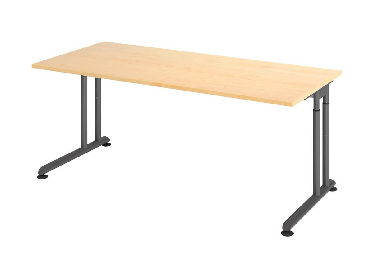 Schreibtisch C-Fuß 1800x800 mm Ahorn