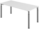 Schreibtisch 4-Fuß 1800x800 mm Grau