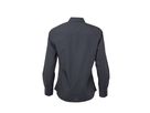 JN Ladies' Shirt Longsleeve Poplin JN677 carbon, Größe 3XL