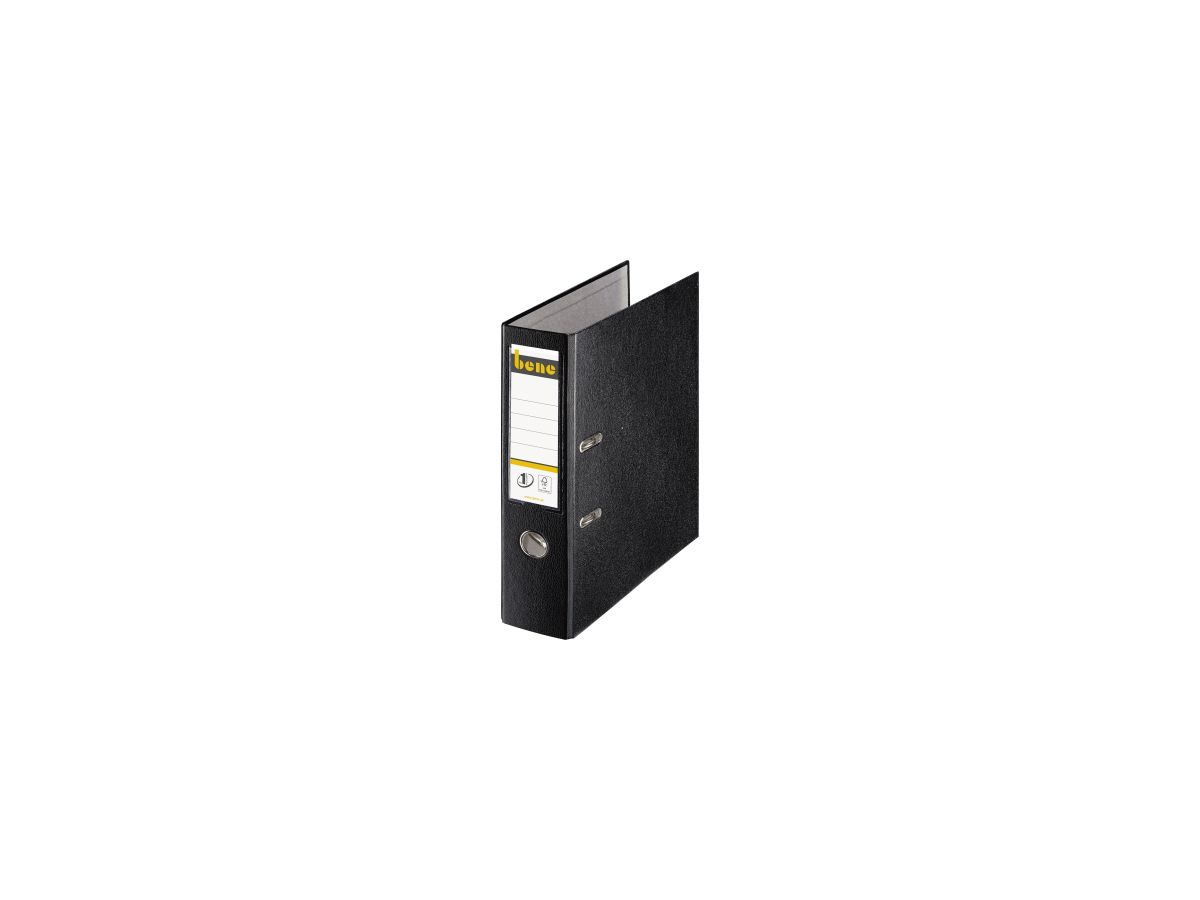 Bene Ordner 291400 SW DIN A4 80mm PP schwarz