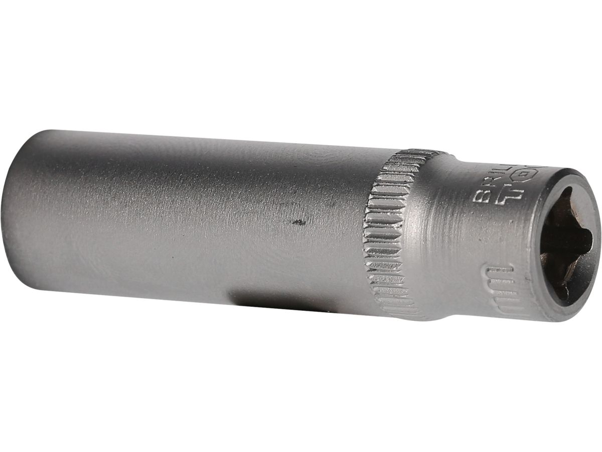 BRILLIANT TOOLS 1/4" Steckschlüssel-Einsatz,lang, 50mm, 10mm