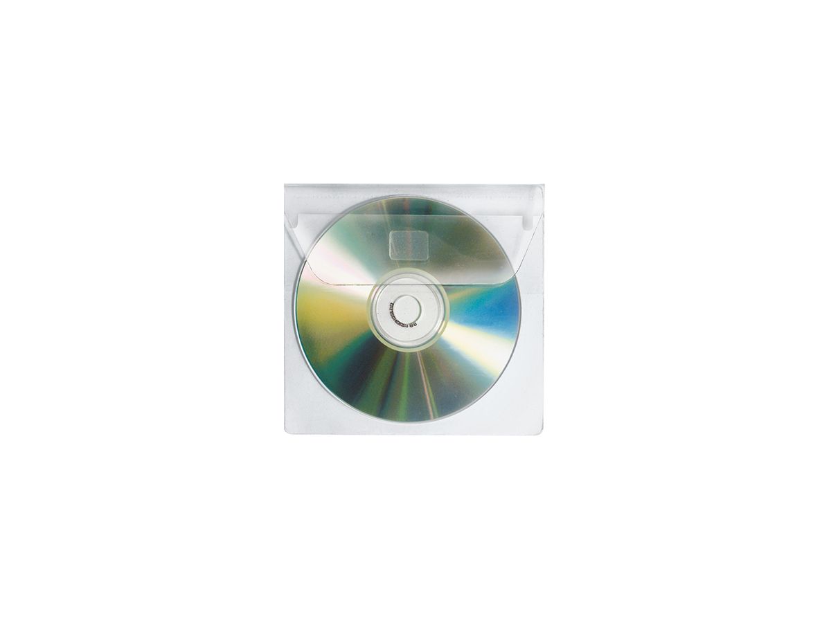 Veloflex CD/DVD Hülle 2259000 1CD PP glasklar 10 St./Pack.