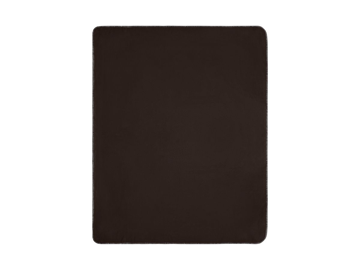 JN Fleece Blanket JN1901 brown/natural, Größe one size