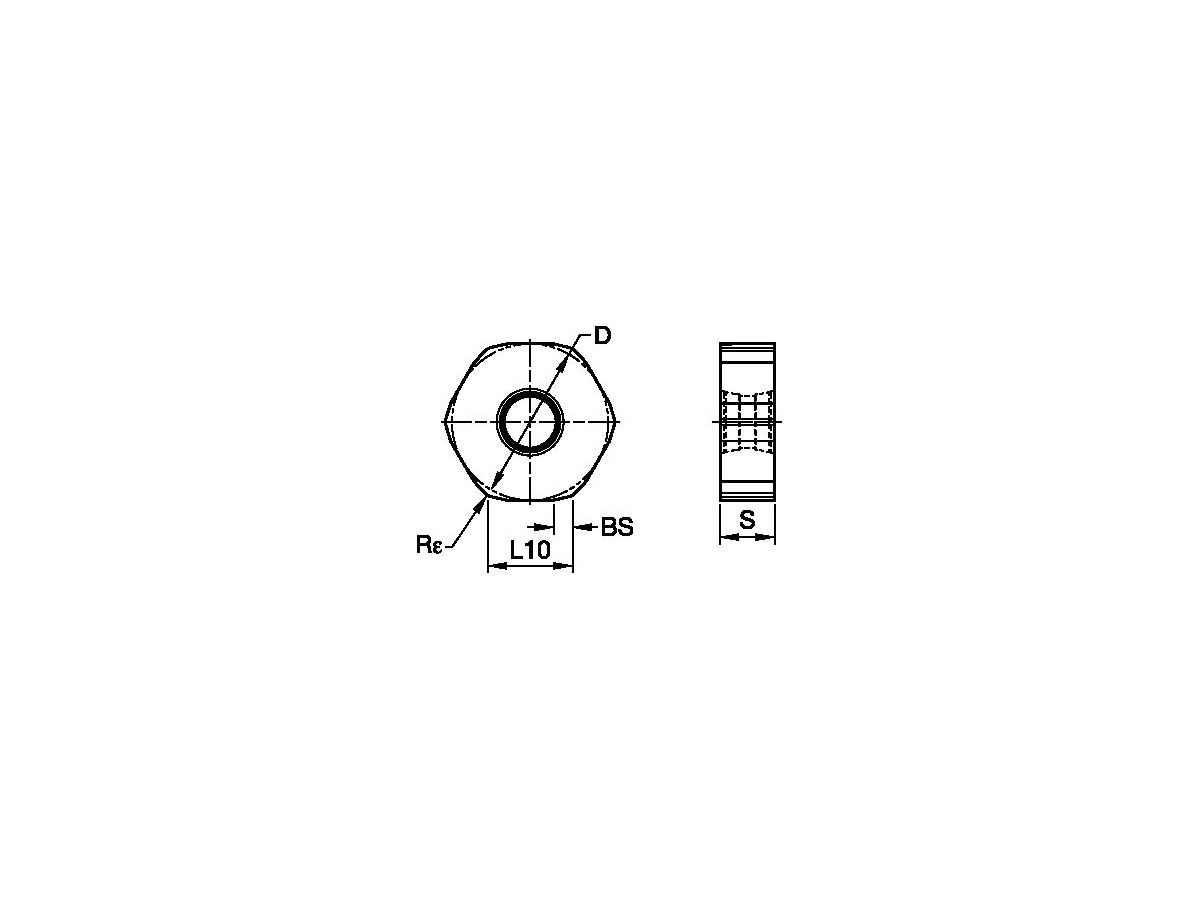 KENNAMETAL HNEC0905ANSNKY3500 DODEKA FRAESPLATTE