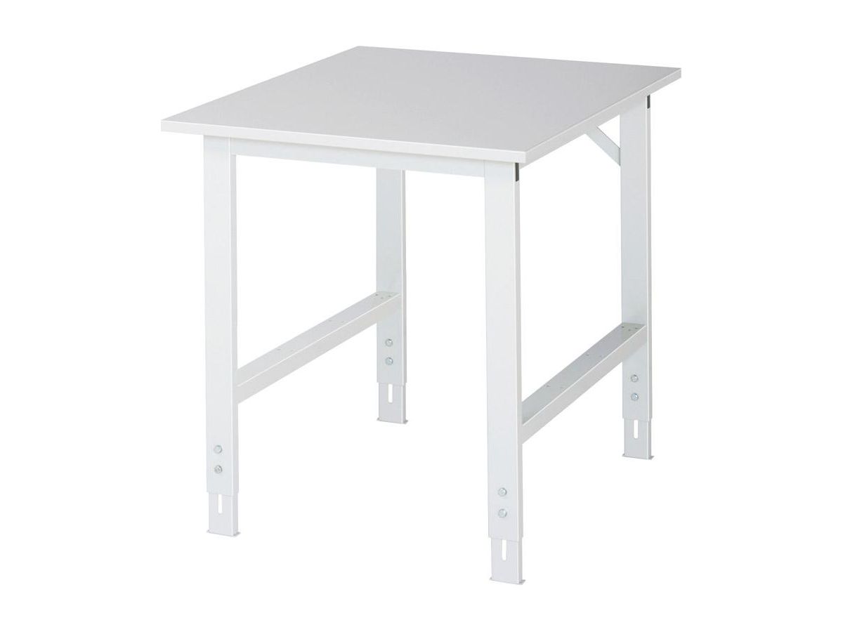 Grundtisch 6030, RAL 7035 Melamin 750x1000 mm